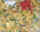 A picture of step 4 of Pumpkin sabzi.