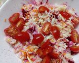Foto del paso 3 de la receta: Bifecitos de pollo y ensalada de arroz