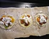 A picture of step 2 of Feta and rainbow tomato tartlet.