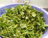 Hình bước làm 1 của món Rau má đậu xanh nước dừa