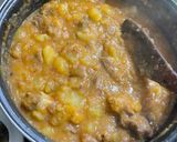 A picture of step 5 of Locro de Papa with Beef Brisket.
