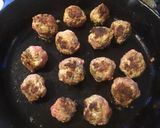 A picture of step 2 of California Farm Potato Meatball Mash.