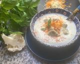 Une image de l'étape 6 de Velouté 🌳chou-fleurs🪵cheddar🍃skyr🐄les2vaches🍂.