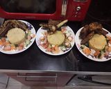 Pas rețetă Coastă de miel cu couscous și salată 1 fotografie