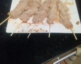 A picture of step 6 of Chicken Satay.