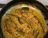 A picture of step 8 of Methi Pabda.