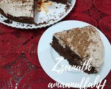 A picture of step 5 of Chocolate Cake with Cream Cheese and Chocolate Frosting.