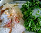 A picture of step 1 of Methi Muthiya (Fried Fenugreek Dumplings).
