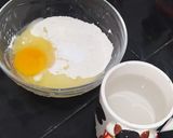 Foto del paso 1 de la receta: Cubos de cerdo enharinados con salsa agridulce