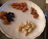 A picture of step 3 of Chocolates in jem and nuts.