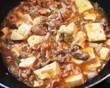 A picture of step 4 of Pork Strip Mapo Tofu.
