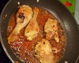 Une image de l'étape 2 de Poulet et champignons sauce au cidre.