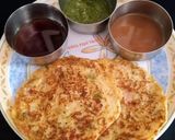 A picture of step 3 of Suji Uttapam.