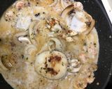 Foto del paso 7 de la receta: Sepia con gambas y calamares en salsa de ajo, perejil y coco…con base de arroz blanco