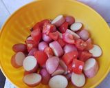 Sült hús újkrumplival sütve recept fázis 1 fotója