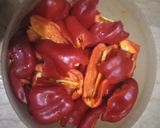 صورة لخطوة 1 من وصفة هريسة الفلفل الرومي والحار🌶