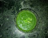 A picture of step 3 of Coriander green chutney.