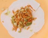 A picture of step 3 of Veg Momos.