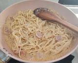 Foto langkah ke 9 dari resep Spaghetti Carbonara.
