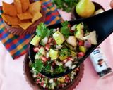A picture of step 5 of Spicy Babugosha Salsa (Indian Pear Salsa).