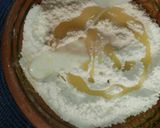 A picture of step 2 of Poori 😋💛.