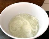 A picture of step 2 of Super Tasty Sliced Onion Salad with Japanese Style Vinaigrette.