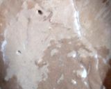 A picture of step 1 of Chocolate cake cigar.