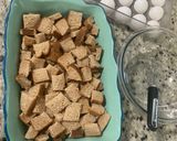 A picture of step 1 of French-Toast Casserole.