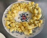 Une image de l'étape 7 de Salade de pommes de terre, tomates et oignon doux à l’ail frais et thon mariné.