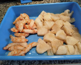 Foto del paso 15 de la receta: Rape o rosada en salsa verde con gambas