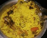 A picture of step 3 of Veg Biryani.