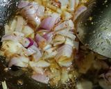 A picture of step 1 of Indo Chinese fried rice.