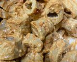 A picture of step 1 of Tandoori chaap with lachha paratha (panjabi style).