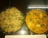 A picture of step 4 of Paneer lahori.
