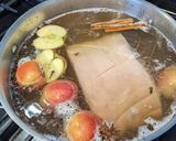A picture of step 2 of Christmas Gammon ham Apple sauce.