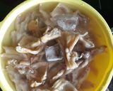 Hình bước làm 3 của món Nộm chân vịt rút xương