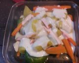 Foto del paso 5 de la receta: Lo llamó soufle de merluza con verduras y salsa Blanca