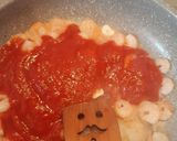 Pas rețetă Spaghetti cu creveți și sos de roșii 4 fotografie