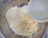 A picture of step 2 of Blueberry Cheesecake Galette.