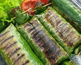 Cara Membuat Nasi Bakar Tempe Pedas Telur Asin 11