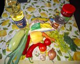 Pas rețetă Mâncare (Tocană) de păstai galbene cu ciuperci 1 fotografie