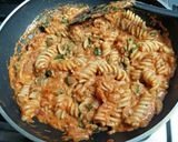 A picture of step 23 of Pasta In Arabiata Sauce With Cheese Chilli Toast.