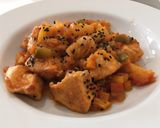 A picture of step 4 of Sweet and sour chicken.