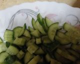A picture of step 2 of Greek Salad 🥗.