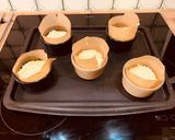 A picture of step 4 of Maccheroni Soufflé with Parmesan Fondue by Davide Scabin.