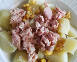 Foto del paso 5 de la receta: Ensalada de patata, atún y huevo