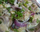 A picture of step 4 of Creamy afgaani chaap.