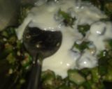 A picture of step 3 of Bhindi salad 🥗/ladies finger.