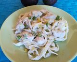 Avokádós-ricottás-csirkés tagliatelle recept fázis 6 fotója