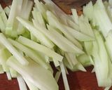 Foto langkah ke 2 dari resep Oseng Labu Siam Tempe.